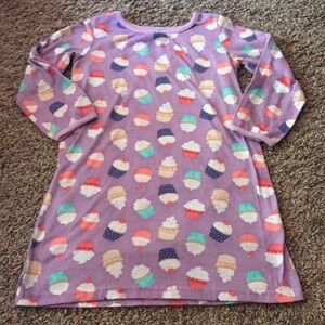 Carter’s Light Purple Cupcake LongSleeve Nightgown